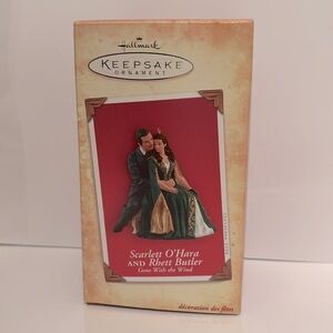 2004 Hallmark Keepsake Ornament Scarlett O'Hara and Rhett Butler